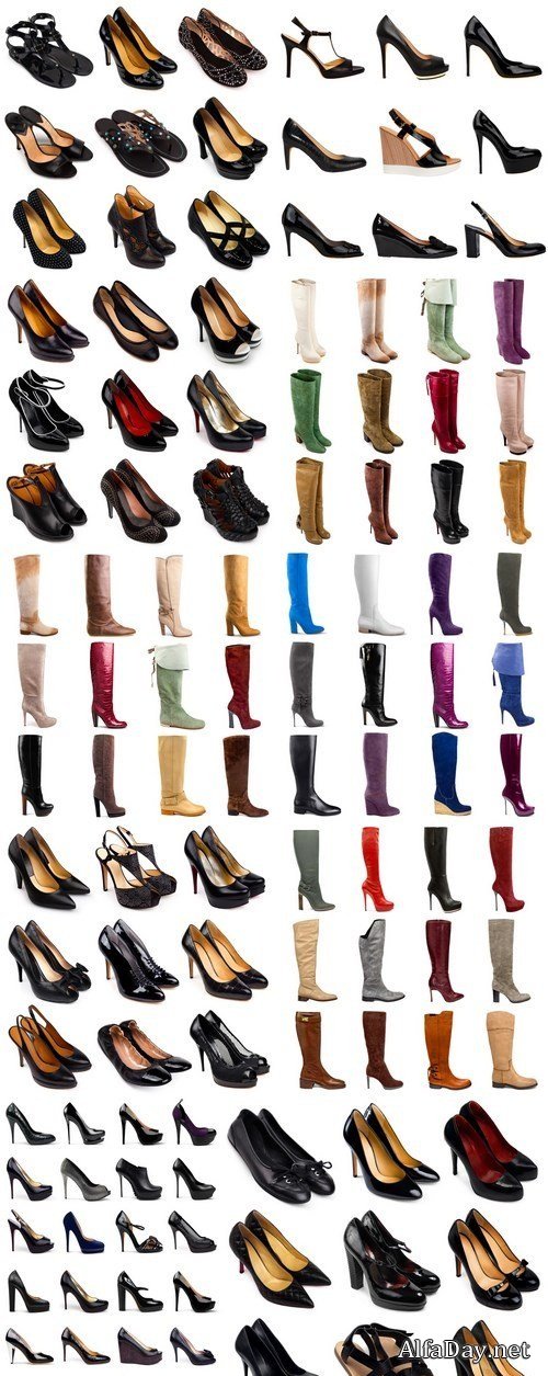 Female footwear collection - 11xUHQ JPEG