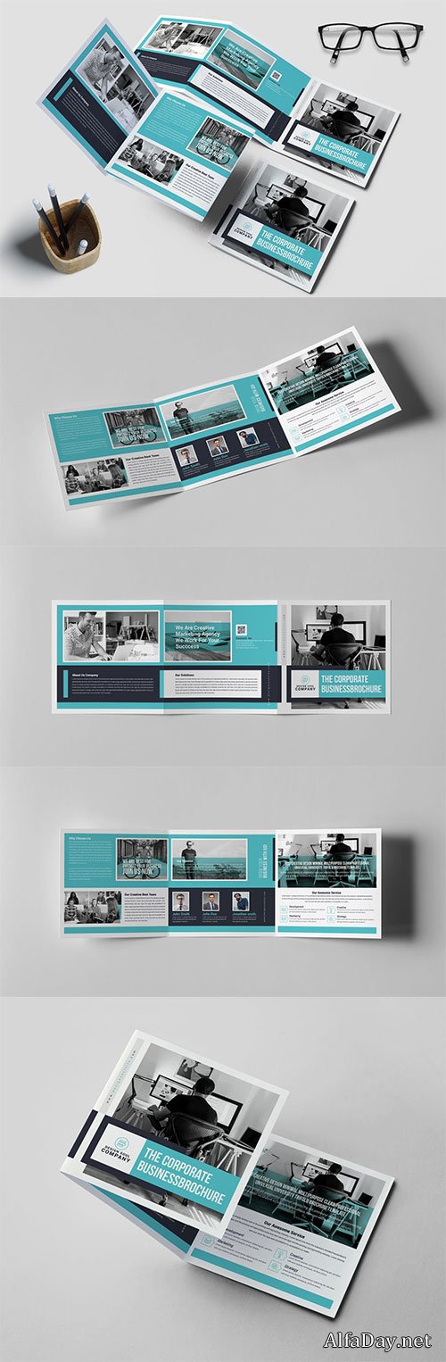 Square Trifold Brochure