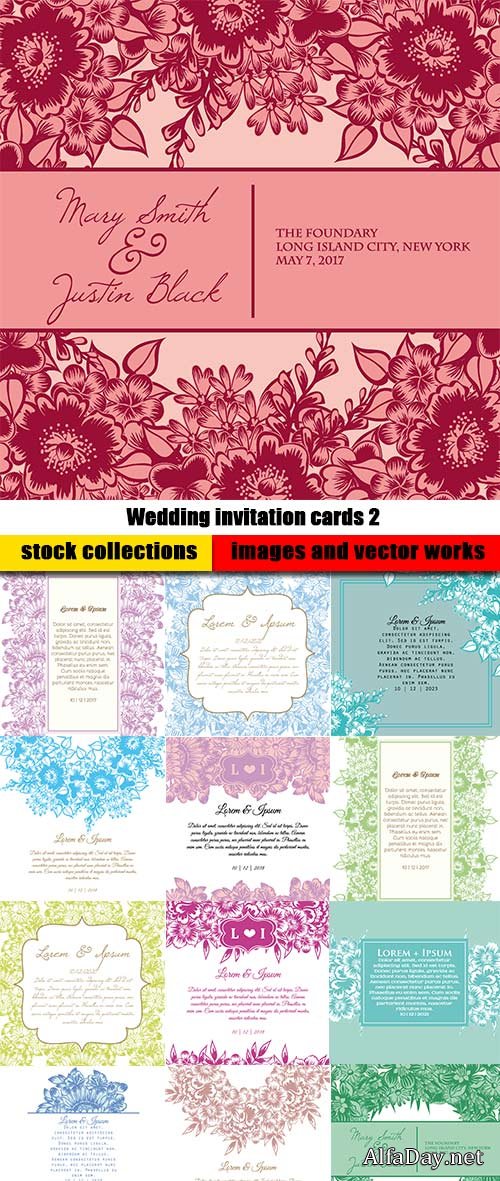 Wedding invitation cards 2