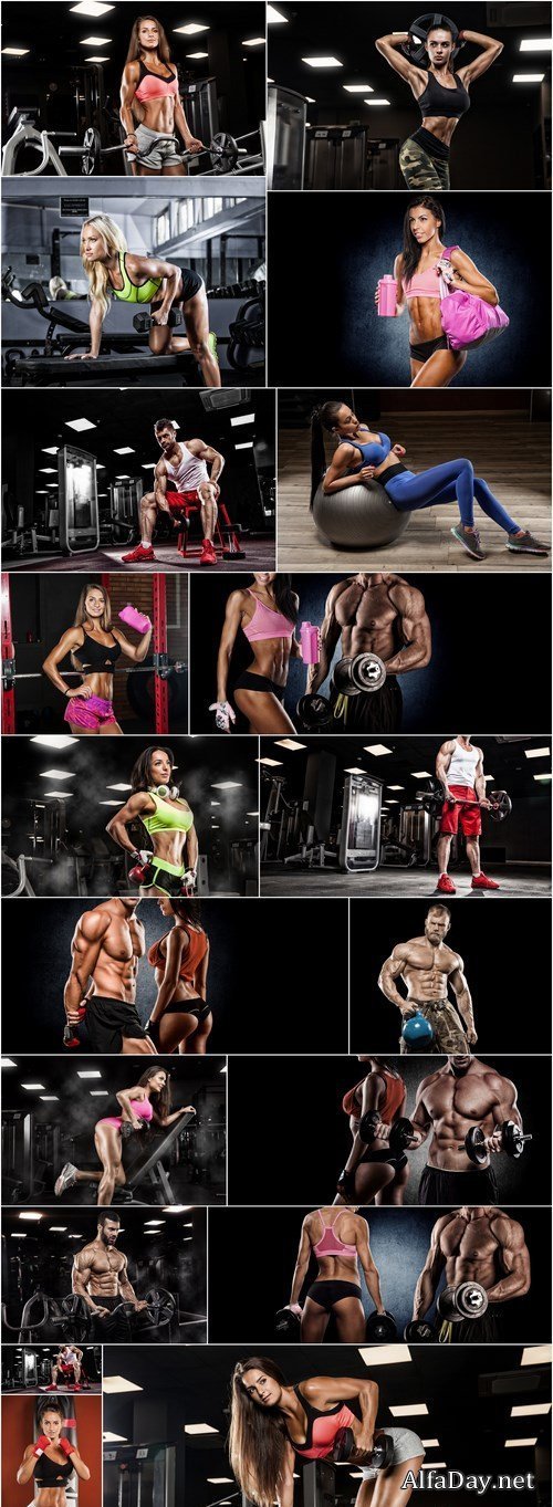 Man And Woman Bodybuilder - 20 HQ Images