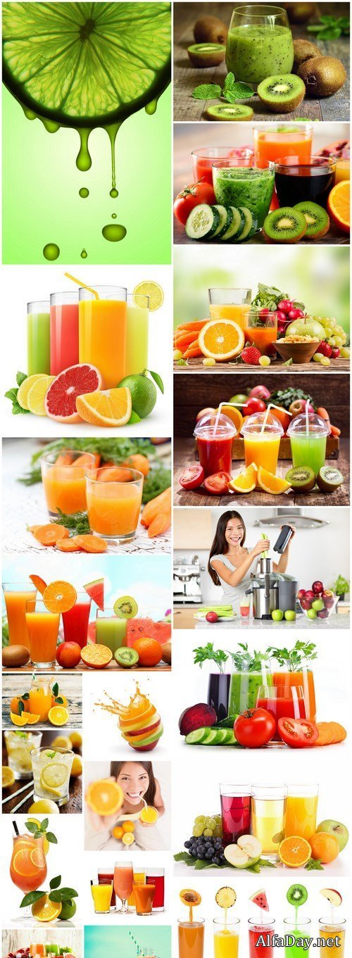 Juice From Fresh Fruit - 20 HQ Images