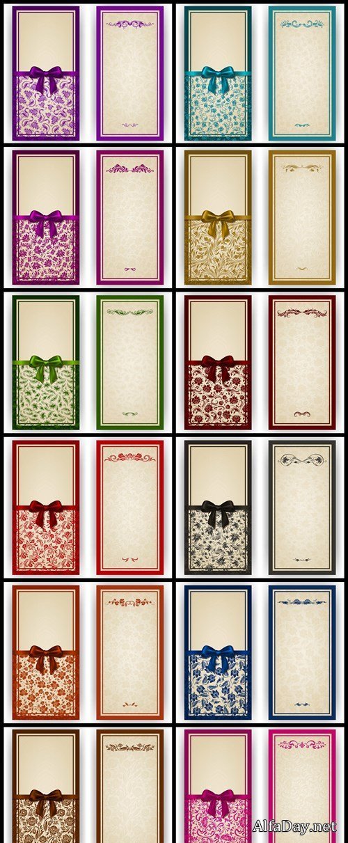 Elegant Template Luxury Card - 12 Vector