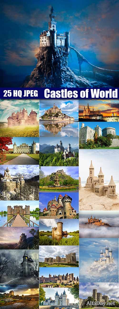 Castles of World Stock Images - 25 HQ Jpg