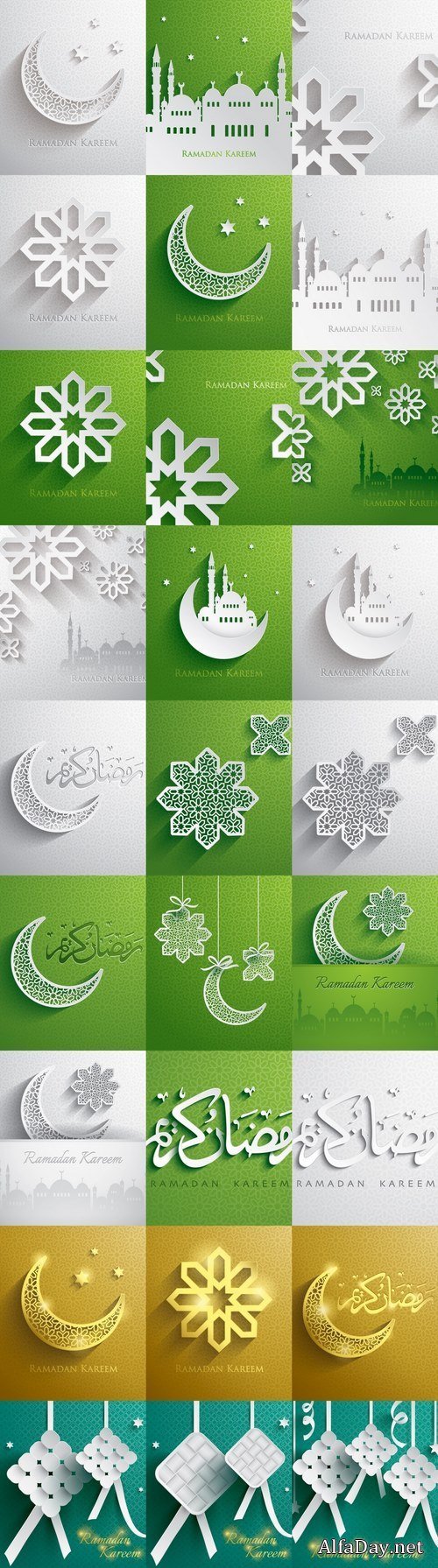 Paper graphic of ketupat