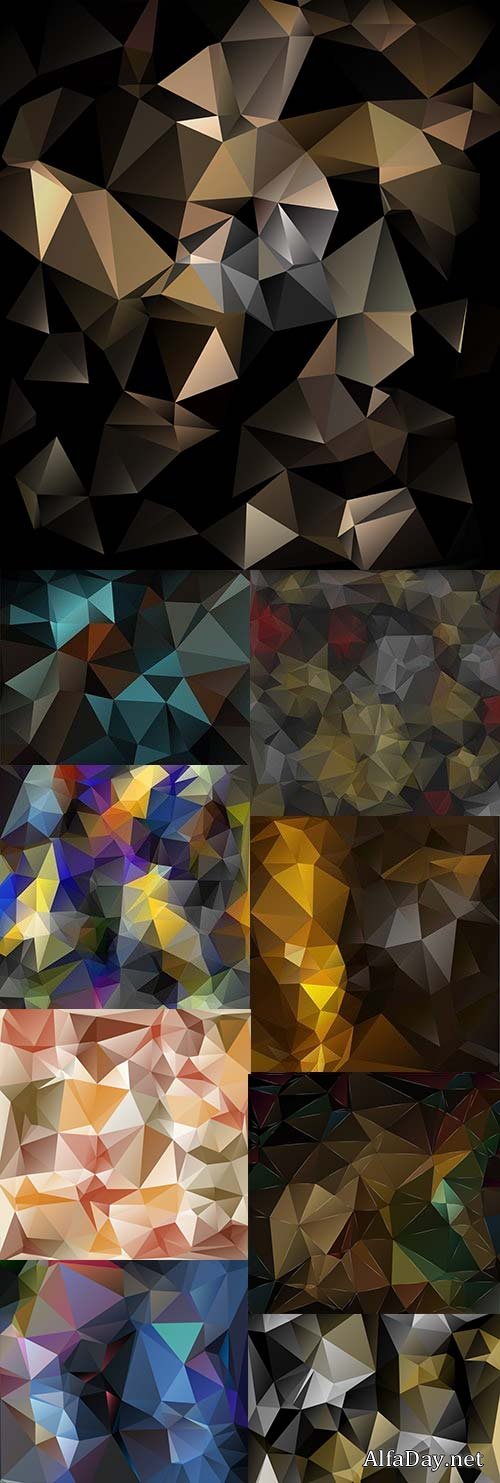 Abstract modern Polygon geometric background 4