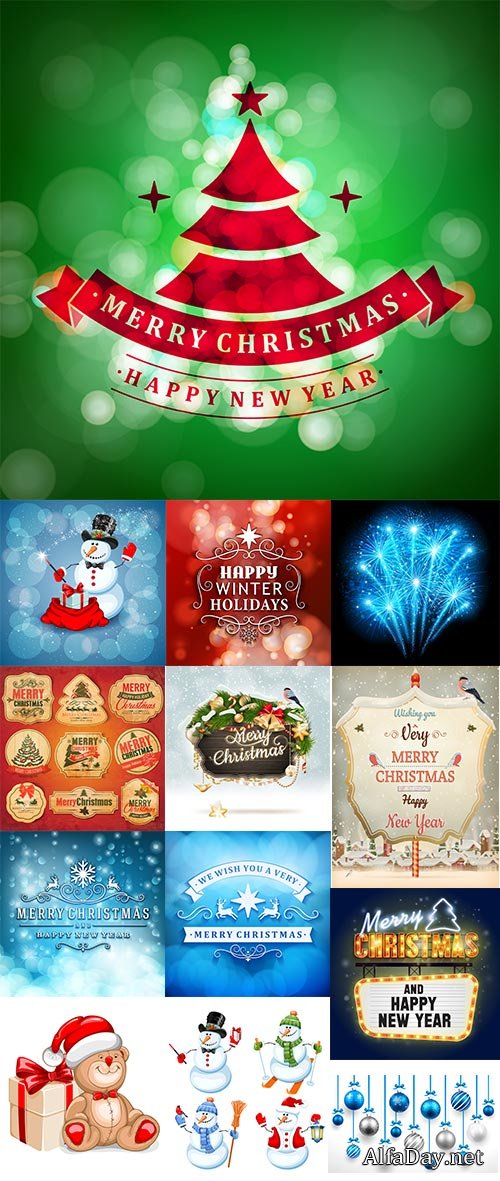 Winter and new year design