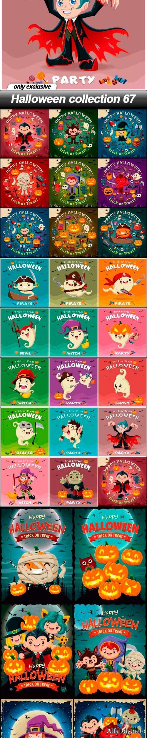 Halloween collection 67 - 31 EPS