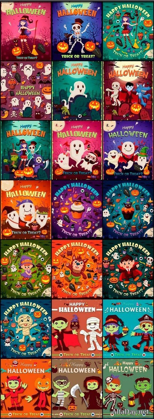 Halloween collection 63 - 25 EPS