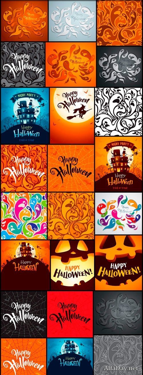 Halloween collection 49 - 25 EPS