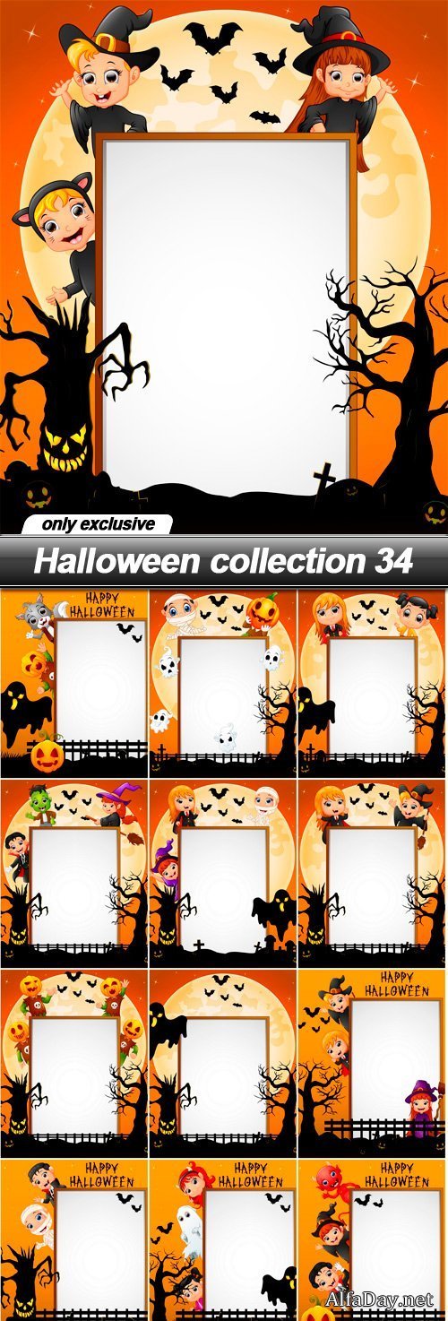 Halloween collection 34 - 13 EPS