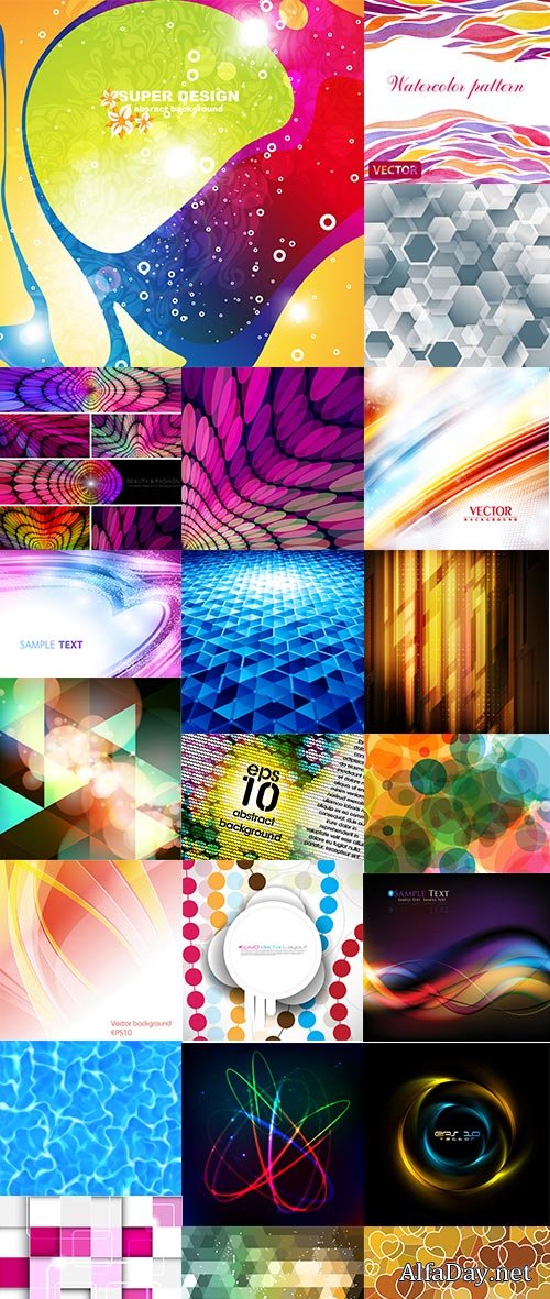 Abstract backgrounds set 3