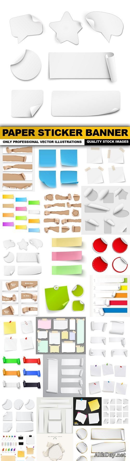Paper Sticker Banner