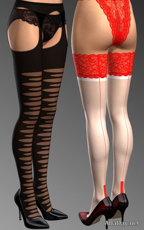 Suspenders Support Pantyhose