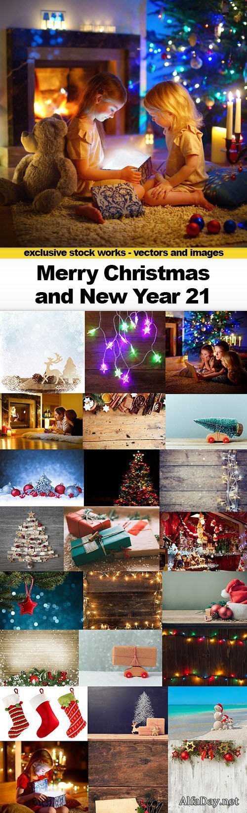 Merry Christmas & New Year 21, 25xJPG