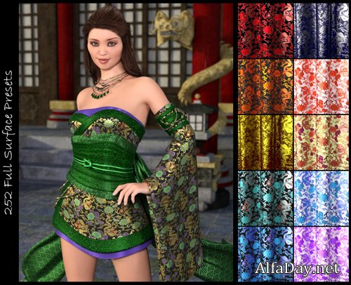 DG Iray Fabrics of Asia Shaders