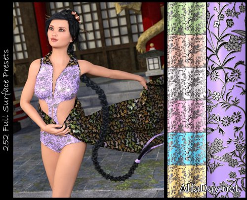 DG Iray Fabrics of Asia Shaders