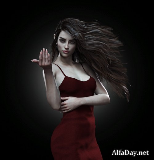 Raquel Vampire Expansion for G3F/G8F