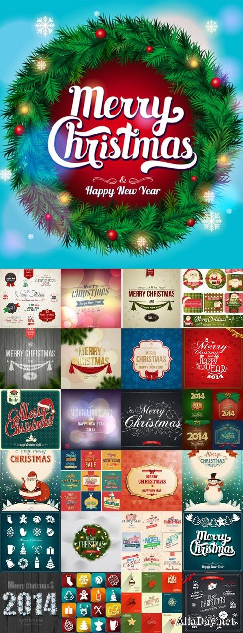 Christmas Design Elements #2, 25xEPS