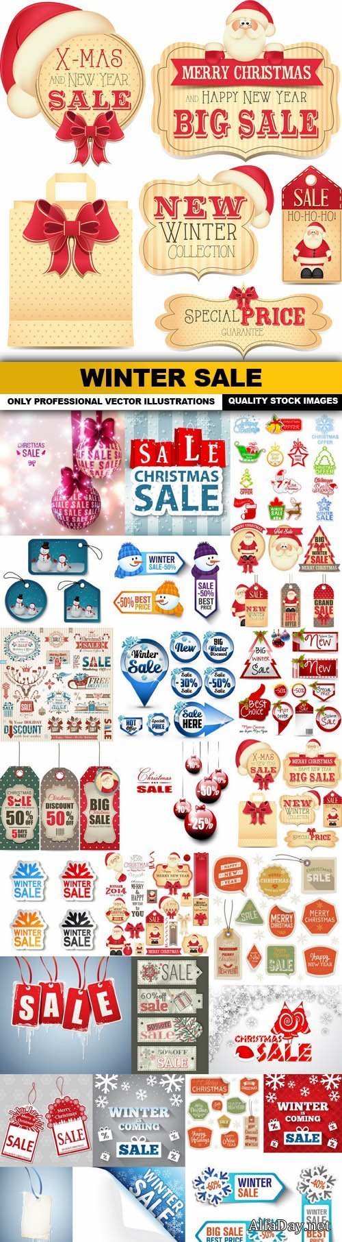 Winter Sale - 25 Vector