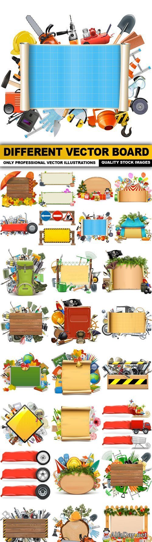 Different Vector Board - 26 Vector