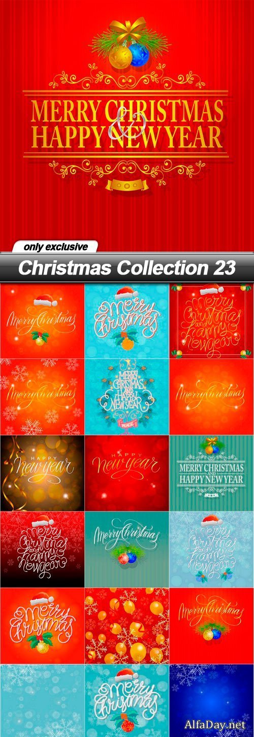 Christmas Collection 23 - 22 EPS