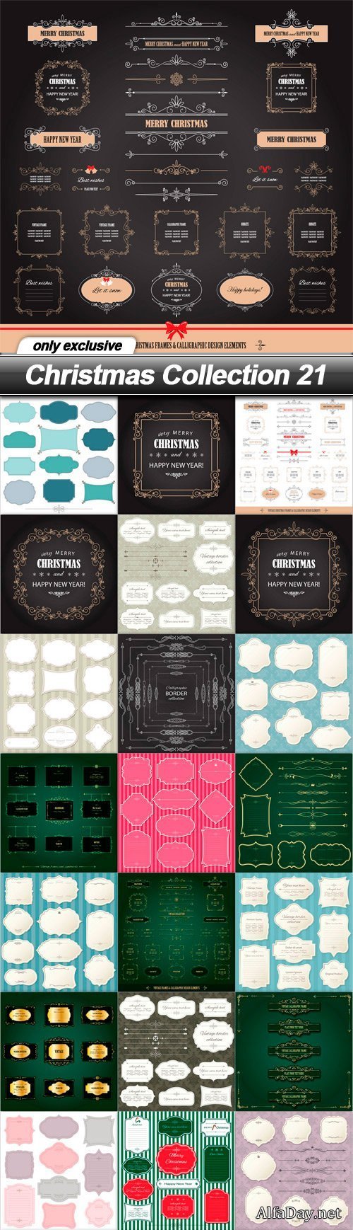 Christmas Collection 21 - 25 EPS