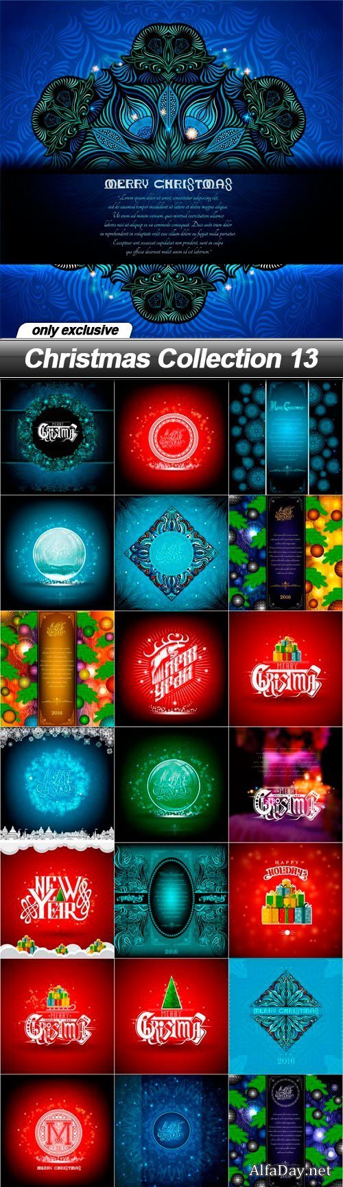 Christmas Collection 13 - 25 EPS
