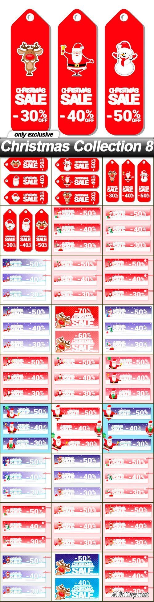 Christmas Collection 8 - 30 EPS