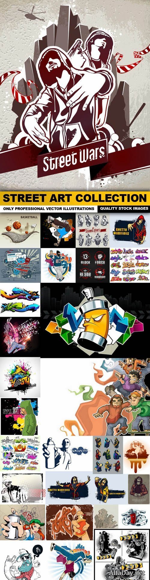 Street Art Collection - 30 Vector