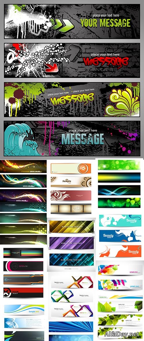 Banners Collection #2 - 30 Vector