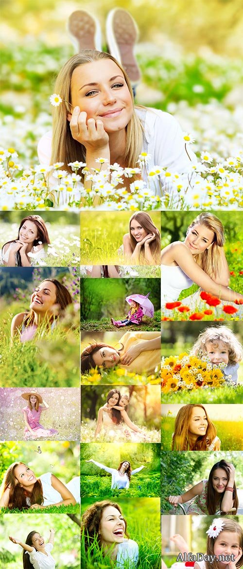 Beautiful Young Woman Outdoor 25xJPG