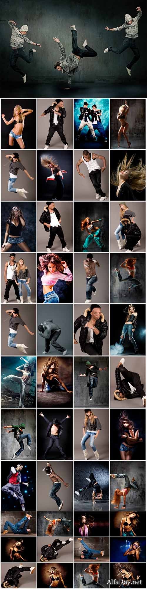 100 dancing people photo