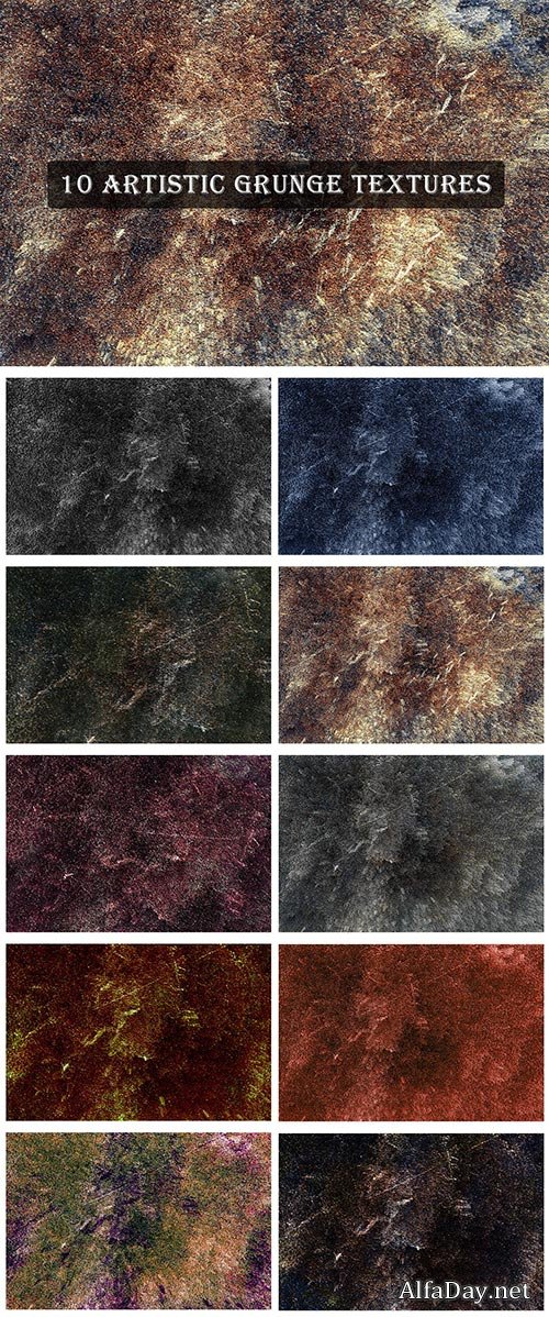 10 Creative Artistic Grunge Textures