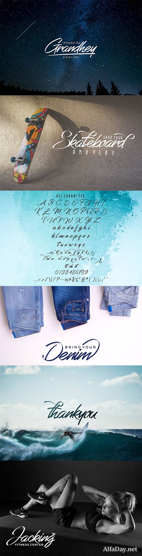 Grandhey Script Font