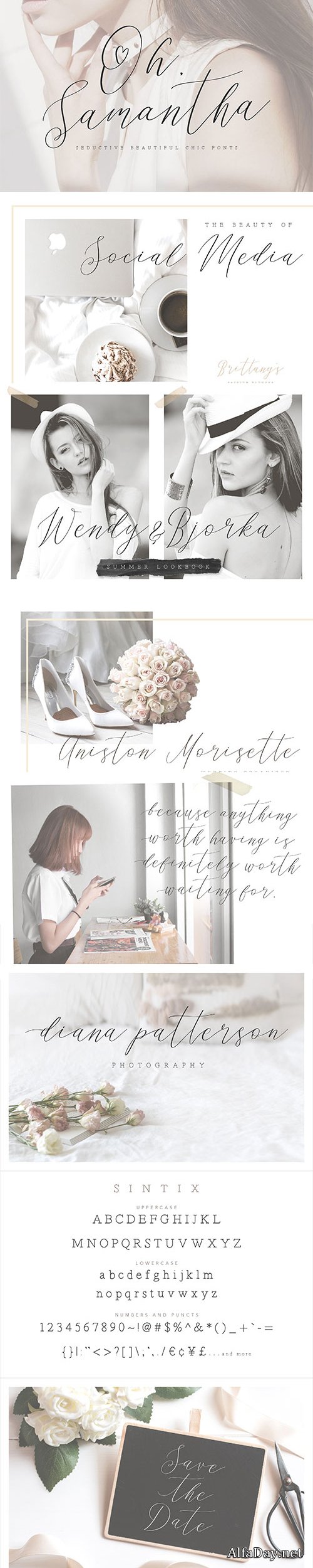 Oh Samantha Script Font Oh Samantha Script Font