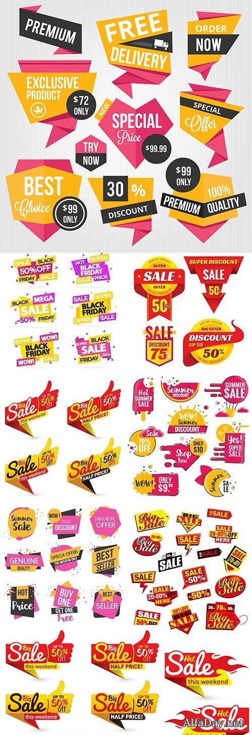 Fashion summer sale special sticker design collection