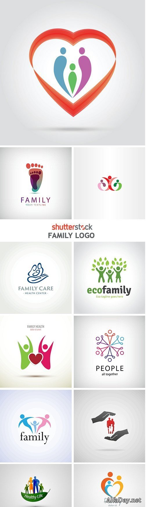 Family Logo  25xEPS