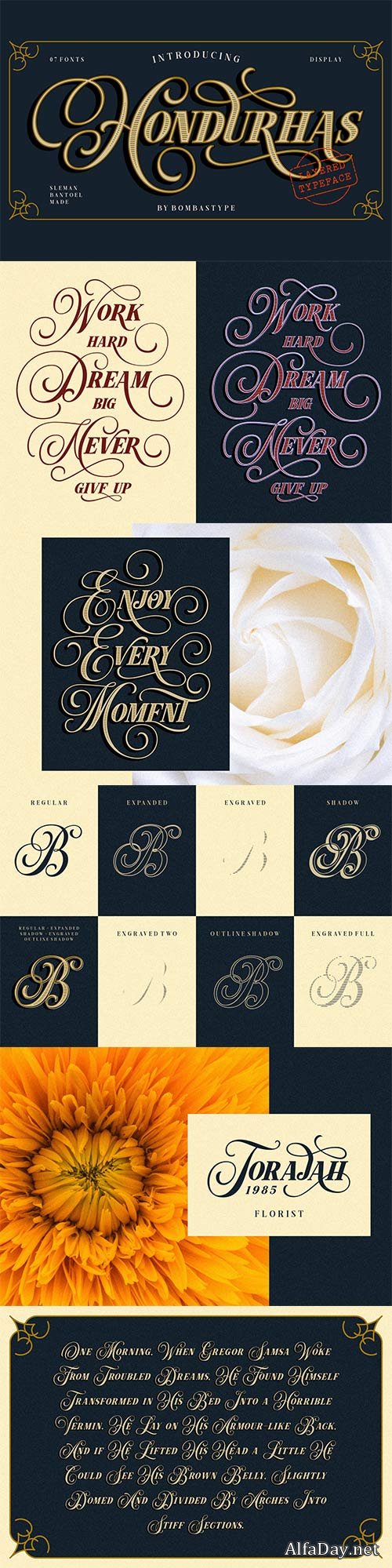 Hondurhas Vintage Script Font