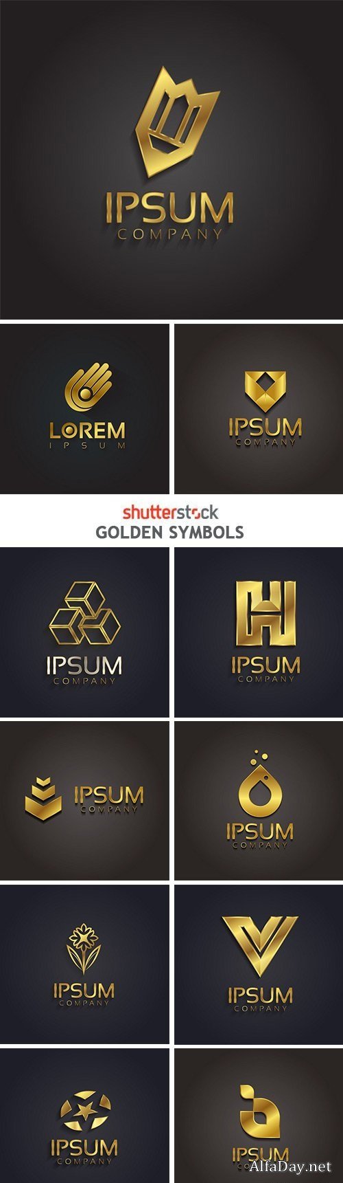 EM-Golden Symbols-25xEPS