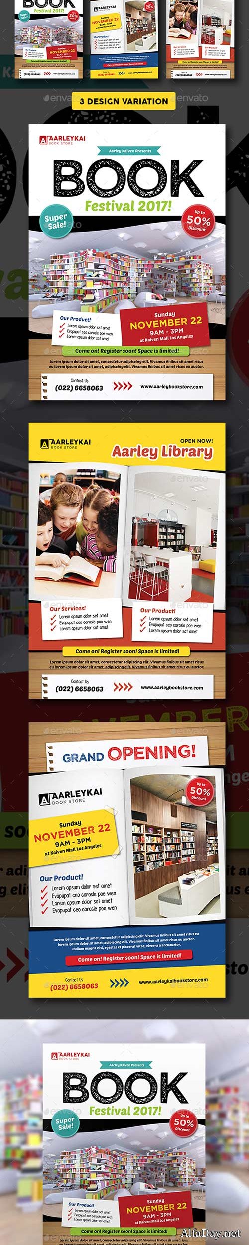 Graphicriver - Book Store / Event Flyer 18049288