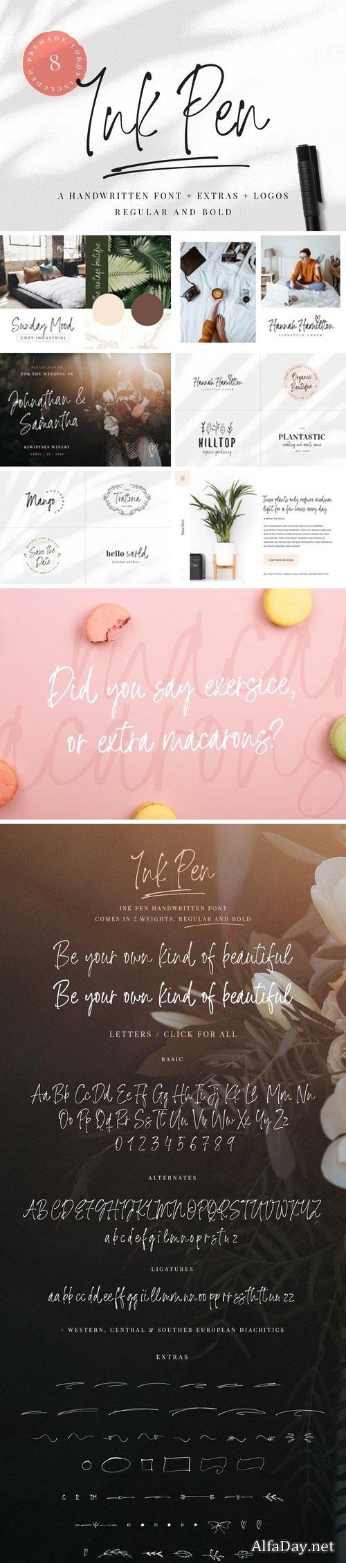 CM - Ink Pen Handwritten Font 2931610