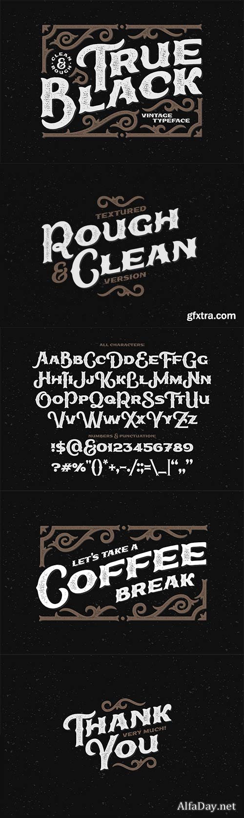 CM - True Black Typeface 2466985