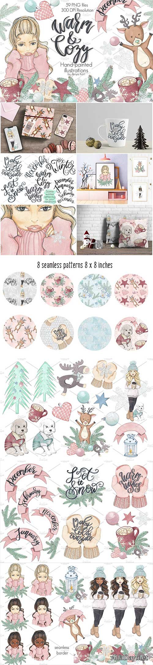 CM - Warm & Cozy Hand-painted collection 1838951