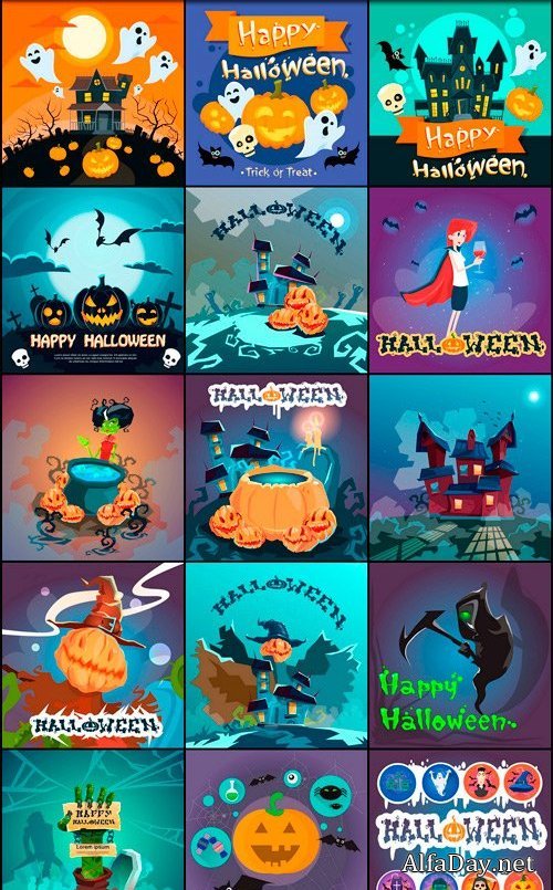 Halloween collection 57 - 45 EPS