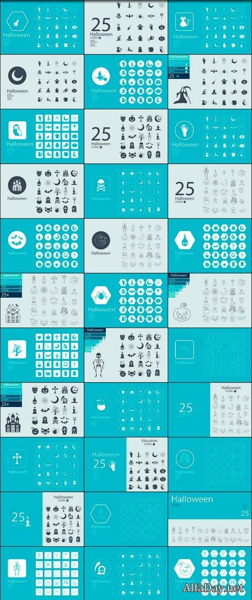 Halloween collection 55 - 37 EPS