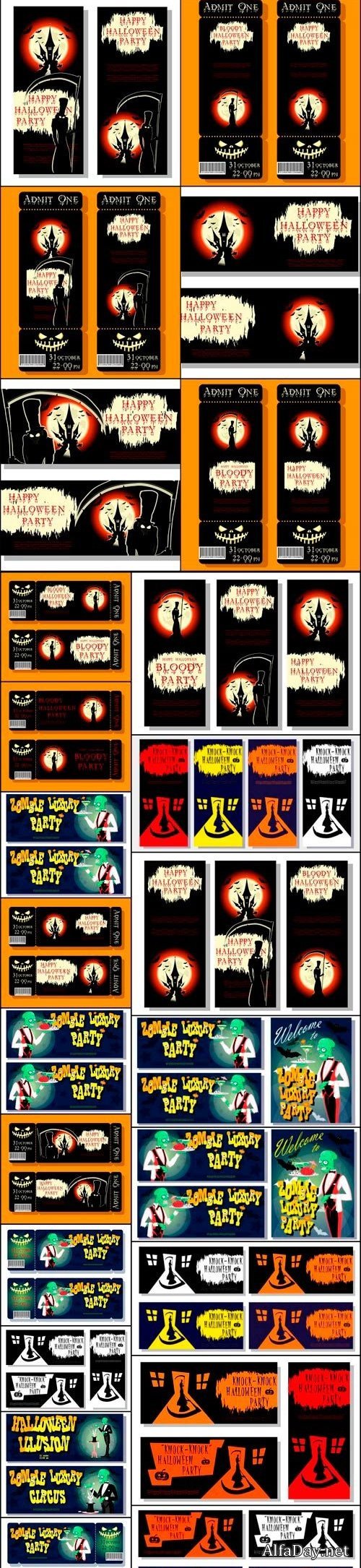 Halloween collection 54 - 24 EPS