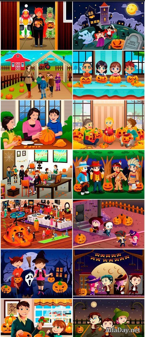 Halloween collection 53 - 15 EPS