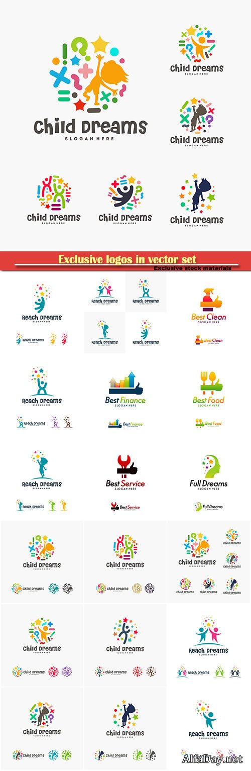 Logo business vector illustration template # 145