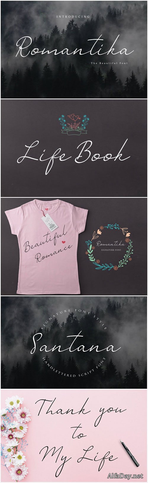CreativeMarket Romantika Font 2386379