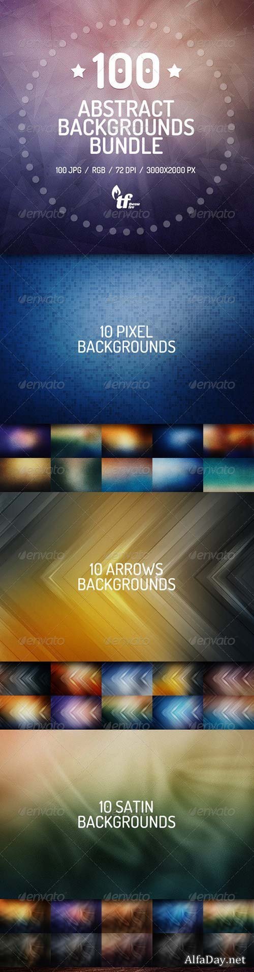 GR-100 abstract backgrounds bundle 7577567